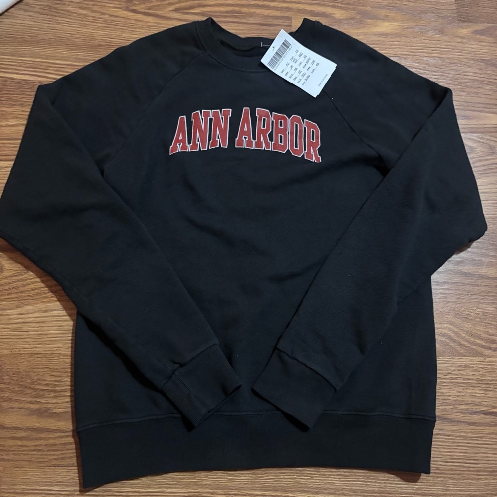 Ann Arbor Black Sweatshirt